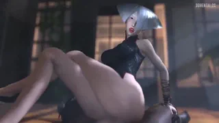 Street Fighter 3D Moments - A.K.I. Riding Your Big Cock POV [RougeNine]