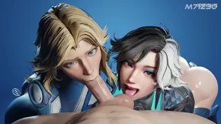 Luna Snow &amp; Invis Woman Team Up POV (Sound) (M71z30, Audiodude) [Marvel Rivals] [Legendary_Zoro]