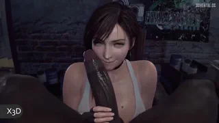 Tifa Lockhart loves sucking big black cock (X3d) [Thunder_God_97]