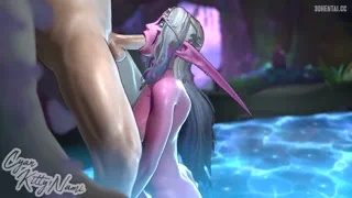 Night Elf Blowjob (Cyankittynami) [World Of Warcraft]