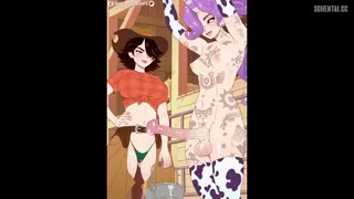 "Well miss cowgirl~ do you want to try some of my unicorn "milk?"~ after all it seems you are a virgin, otherwise you wouldn't have caught me~ [u/Narrow_Inspector_306]