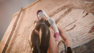 Spider Gwen Thighjob (Ohkayp) [Marvel] [u/Oknowthisisebic]