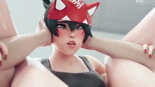 Kiriko [Overwatch] (Evilbaka) [u/NEEDTOCUMN]