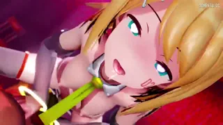 Kagamine Rin going crazy (Kemkem) [Vocaloid] [u/AungCowMyat]