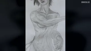 Violet throwing violet petals (Serpenslingua) [Arcane] [u/Taldomula1]