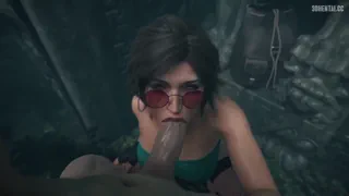 C'mon bitch, take that dick down your fucking throat [Lara Croft,tomb Raider] (Gifdoozer) [u/Likeorlove77]