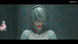 Mechanical Tentacle Rape - 2B's Tight Pussy and Ass Destroyed by Robots（Iplaydeadxdhx） [Nier:automata] [u/HentaiFigure]