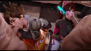 Tracer &amp; D.va (Thecount) [Overwatch] [u/Voper69]