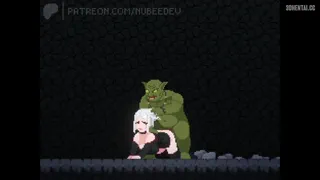 Can't run away from this one (Nubeedev) [Vampire's Knight, Sidescroller Hentai Game] [u/DevNubee]