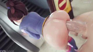 D.va Taking It From Behind [Evilbaka] [u/Dismal_Composer_4727]