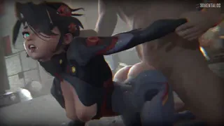 Breaking open your mech to take my toy prize that's waiting inside [u/Peachcumble]