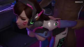 Ecchi D.va Standing Doggy (Kdh3d) [Overwatch] [u/Dismal_Composer_4727]