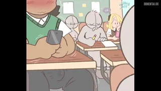 School Bathroom Gloryhole (Milkypuff) [Original] [u/MimilaSakura] Nsfw
