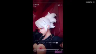 Kiriko recorded self pleasuring (Kaeporansfw) Overwatch [u/Apexlord05]