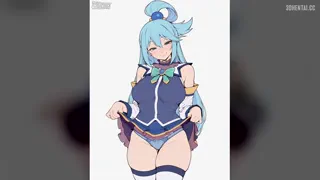 Aqua making herself useful (Cloverartss) [Konosuba] [u/Lewdz_boobz]