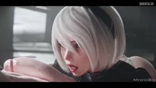 2B loves tasting your cock (Miwo3x) [u/Deadshotnotusefull]