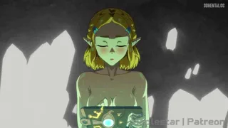 Link interrupt Zelda bath time [Maplestar] [u/Azemmoon]