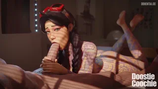 Jules sucking dick (Doostiecoochie) [Fortnite] [u/Poke-Oji]
