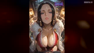 Your shivering skin glistens, reflecting the heat of my gaze - Boa Hancock, One Piece [u/OddlyReflection]