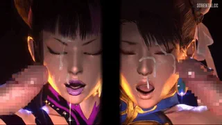 Juri Han &amp; Chun-li Cumshot [u/ZeroReiko]