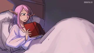 How long are you gonna keep reading? Get to bed already, hehe~ 😋 (I Wanna Distract My Lover From Reading Her Book ❤️) [u/SamPlaysRP69]